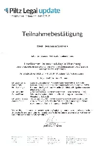 Nachweis: Legal Update 2023, Piltz Legal